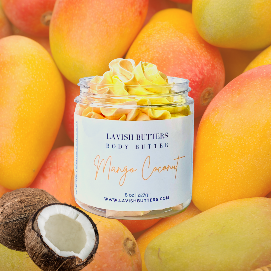Mango Coconut Whipped Body Butter Lavish Butters